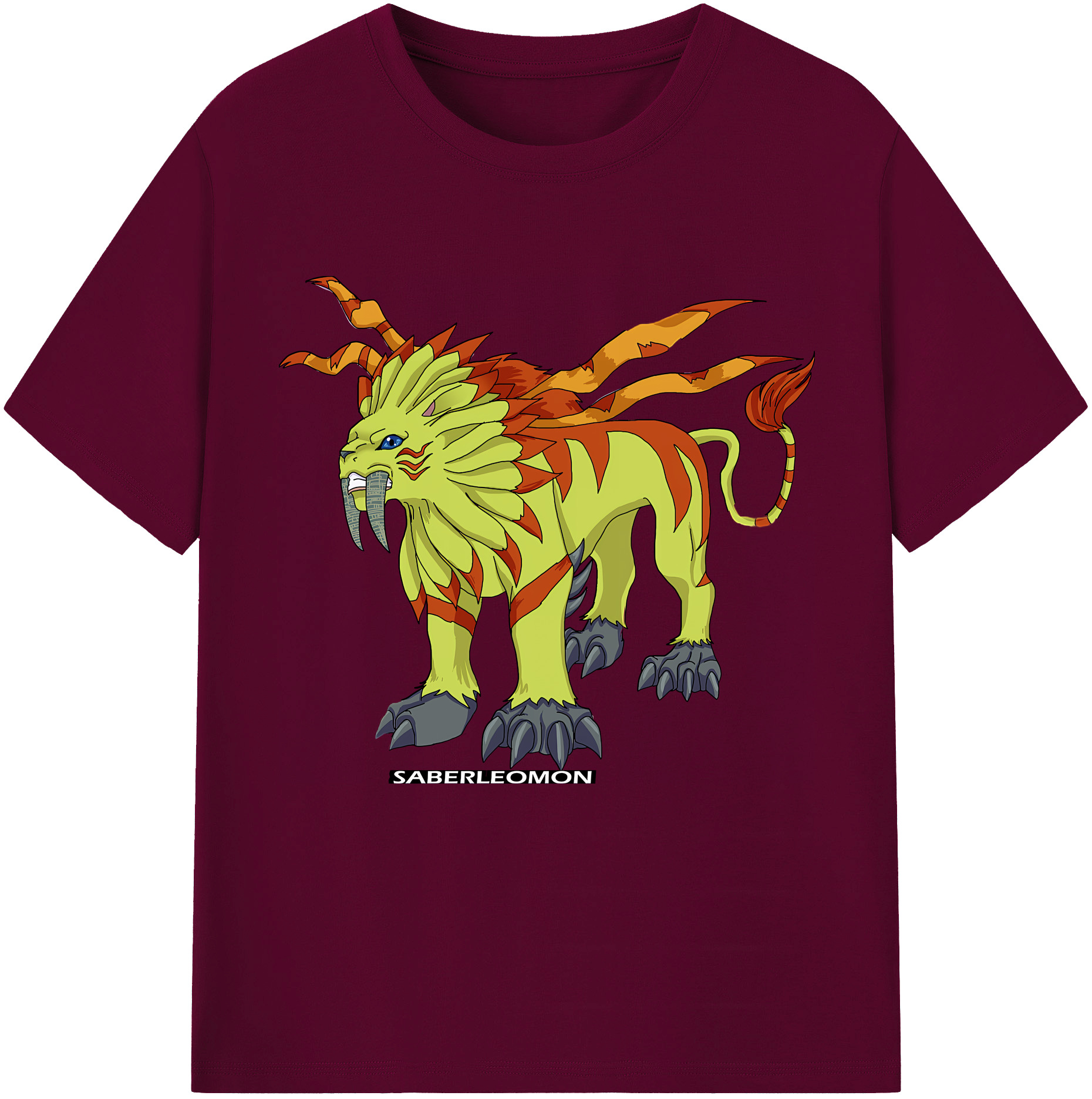 （画像用） Digimon デジタルモンスター/デジモン レディースカジュアルプリントTシャツ（綿100％）